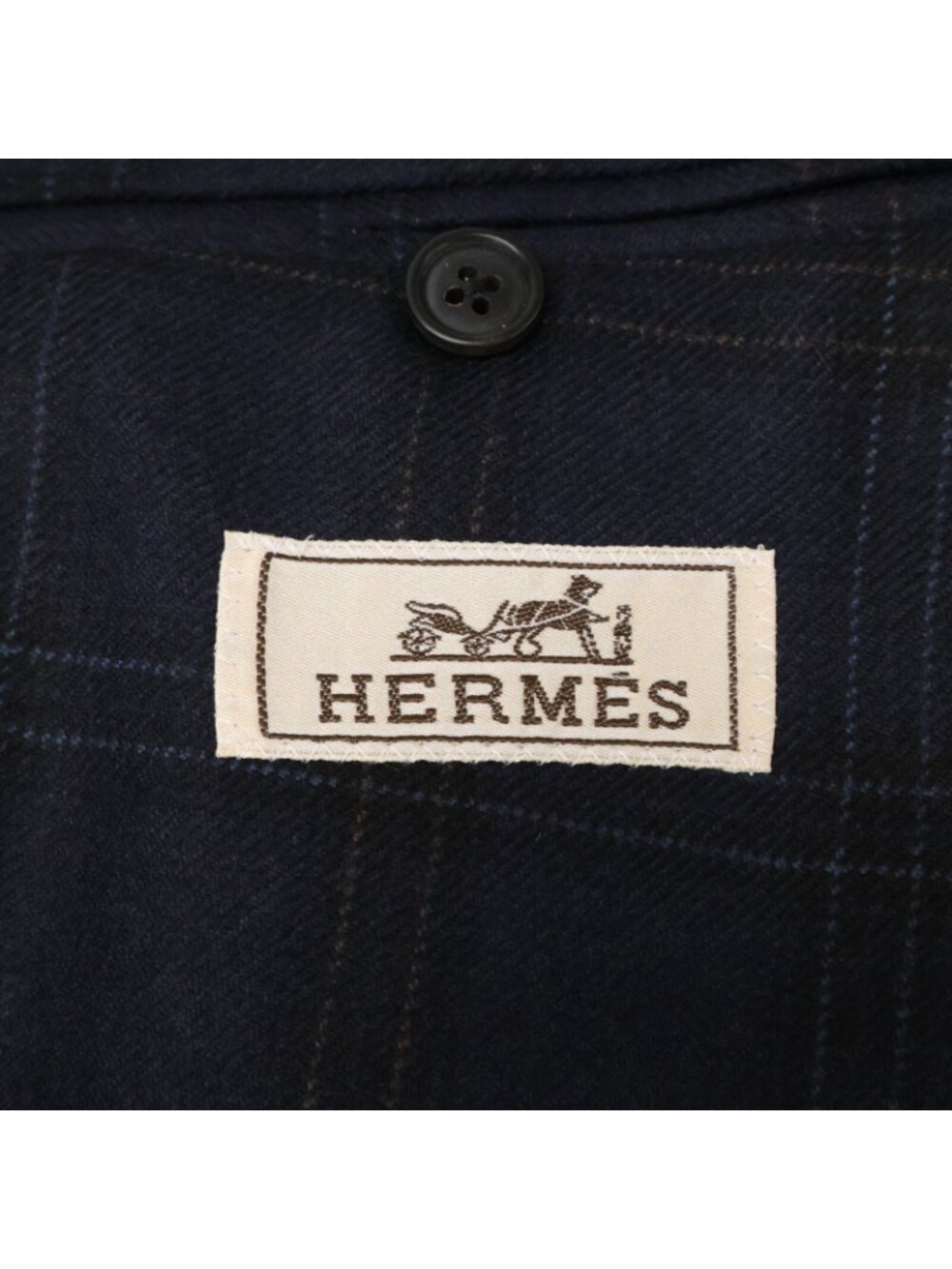 Hermes Wool Cashmere Tailored Jacket 56 - Picture 4 of 7